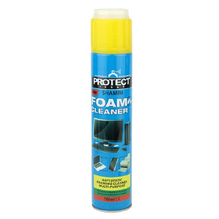 اسپری کف تمیز کننده سطوح پروتکت مدل FOAM CLEANER حجم 750 میلی لیتر