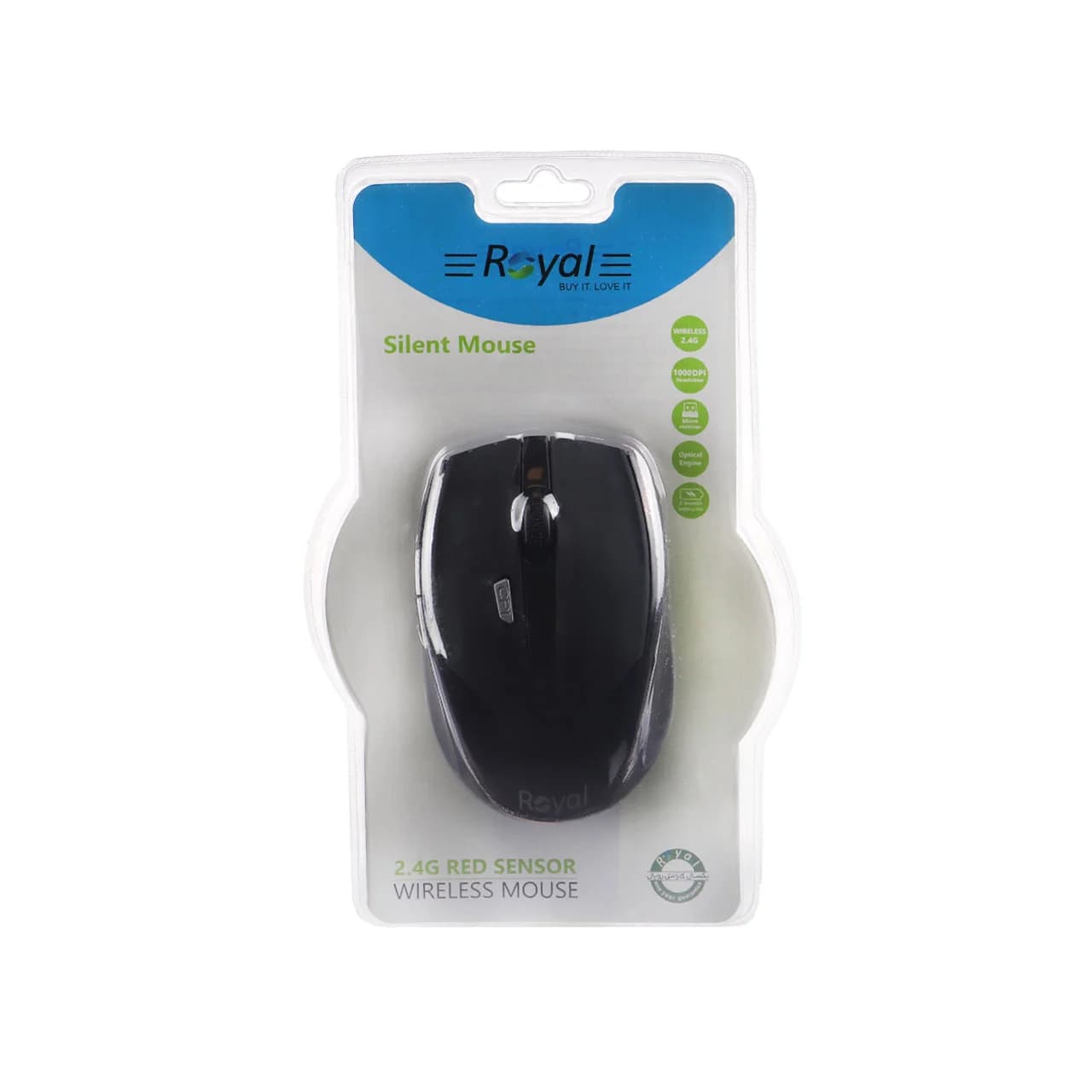 ماوس بی سیم Royal مدل MW-217 – مشکی – RYL