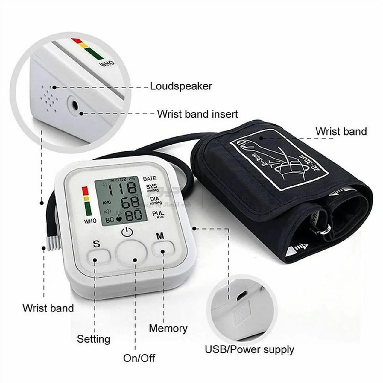 دستگاه اندازه گیری فشار خون Arm Style مدل FO-4135 – سفید — تصویر ۵