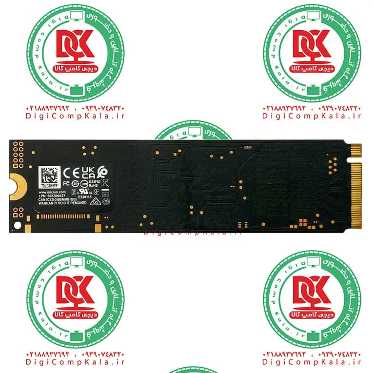 اس اس دی اینترنال Micron 2400 512GB SSD M.2 NVMe Pyrite 2280 PCIe Gen 4*4 ظرفیت 512 گیگابایت — تصویر ۳