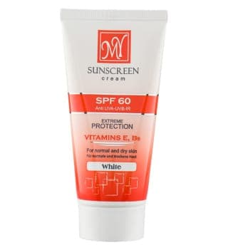 کرم ضد آفتاب بی رنگ پوست خشک SPF60 مای