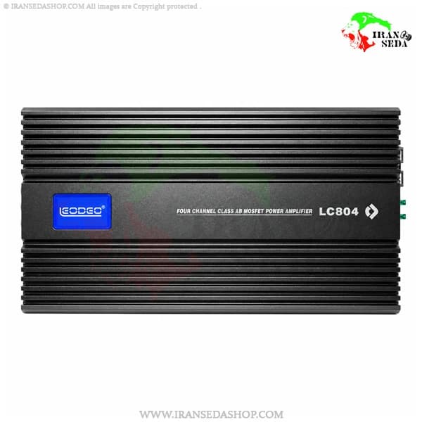 آمپلی فایر ۴ کانال لئودئومدل leodeo lc804 قدرت هر کانال 80RMS