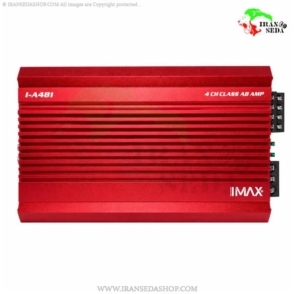 آمپلی فایر ۴ کانال ایمکس مدل imax i-a481 فن دار با یک سال گارانتی
