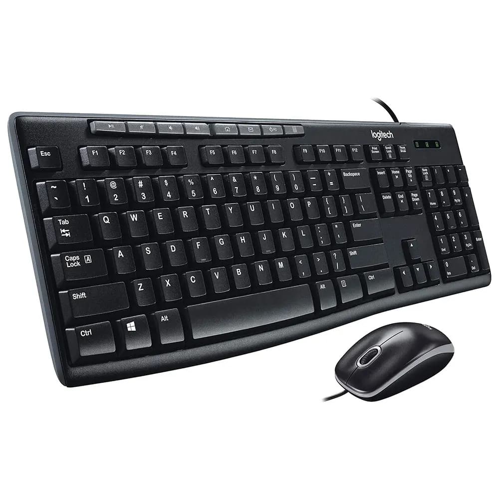 کیبورد و ماوس باسیم لاجیتک MK200 USB