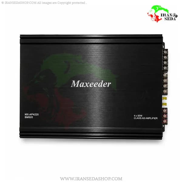 آمپلی فایر 4 کانال مکسیدر مدل maxeeder bm505 — تصویر ۲