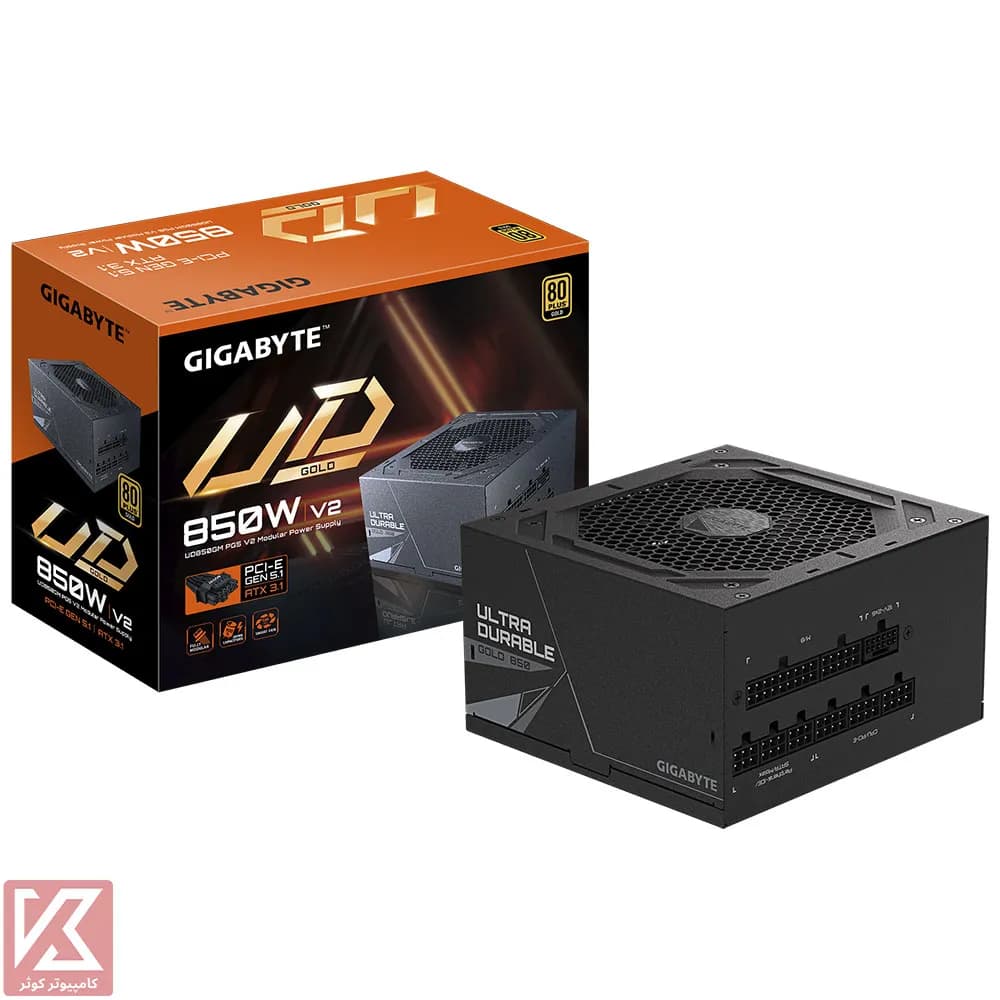 پاور گیگابایت 850 وات مدل UD850GM PG5 V2 — تصویر ۳