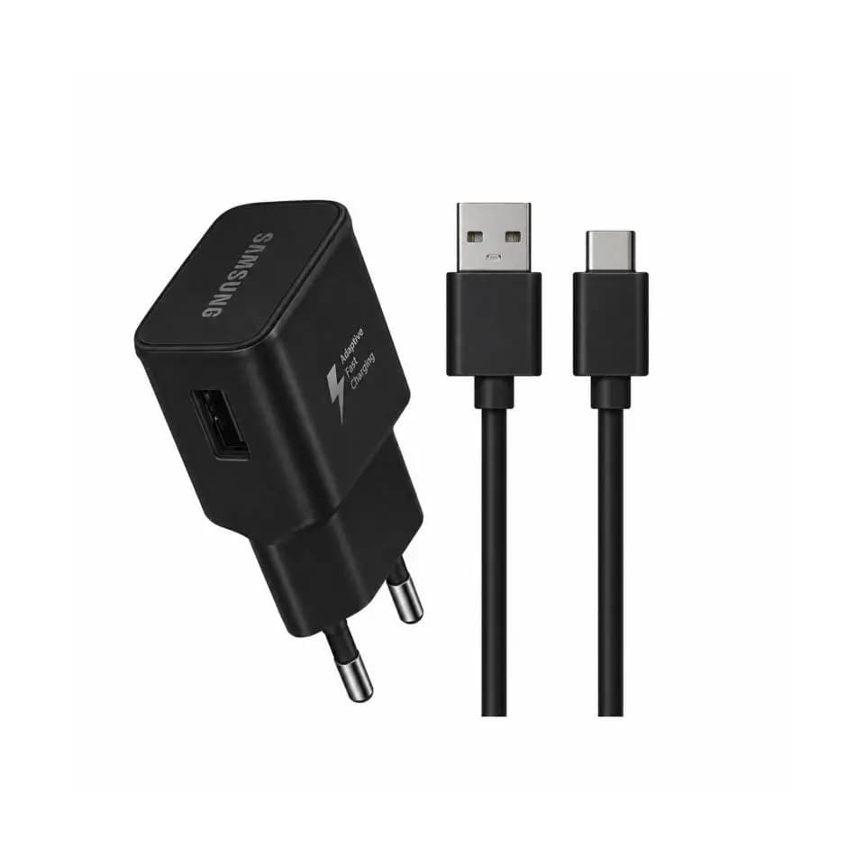 شارژر دیواری 15 وات سامسونگ مدل EP-TA220 – پورت USB-C – دو پین همراه با کابل (ویتنام) (اصل) — تصویر ۴