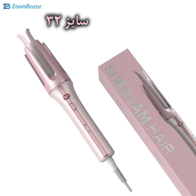 فر کننده و حالت دهنده مو شیگلم مدل Cupida charm one-touch 32mm — تصویر ۹