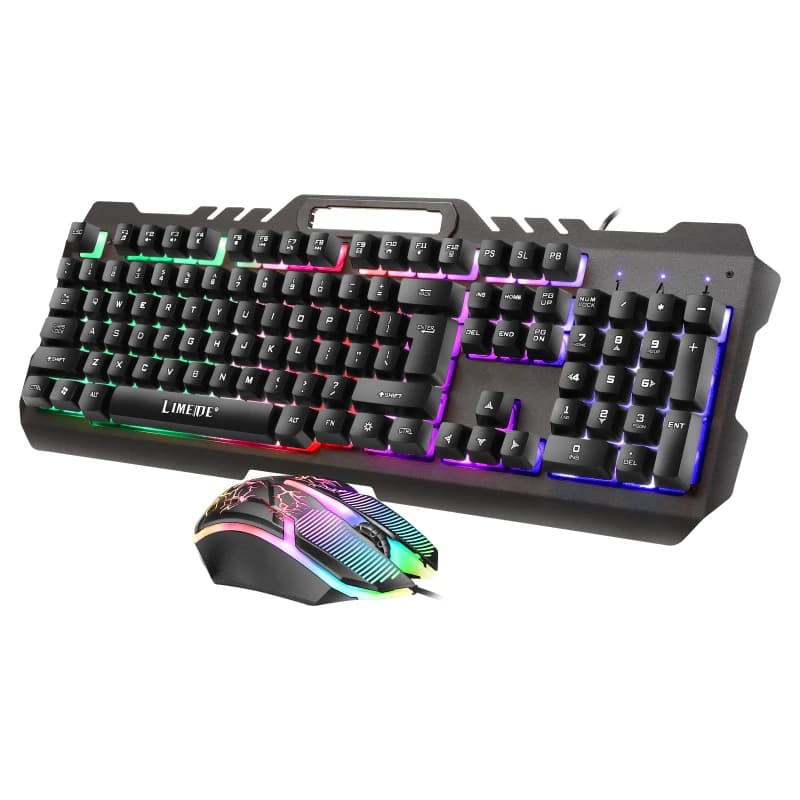 کیبورد و ماوس گیمینگ Limeide Metal Storm T21 – حرفهای با نورپردازی RGB — تصویر ۲