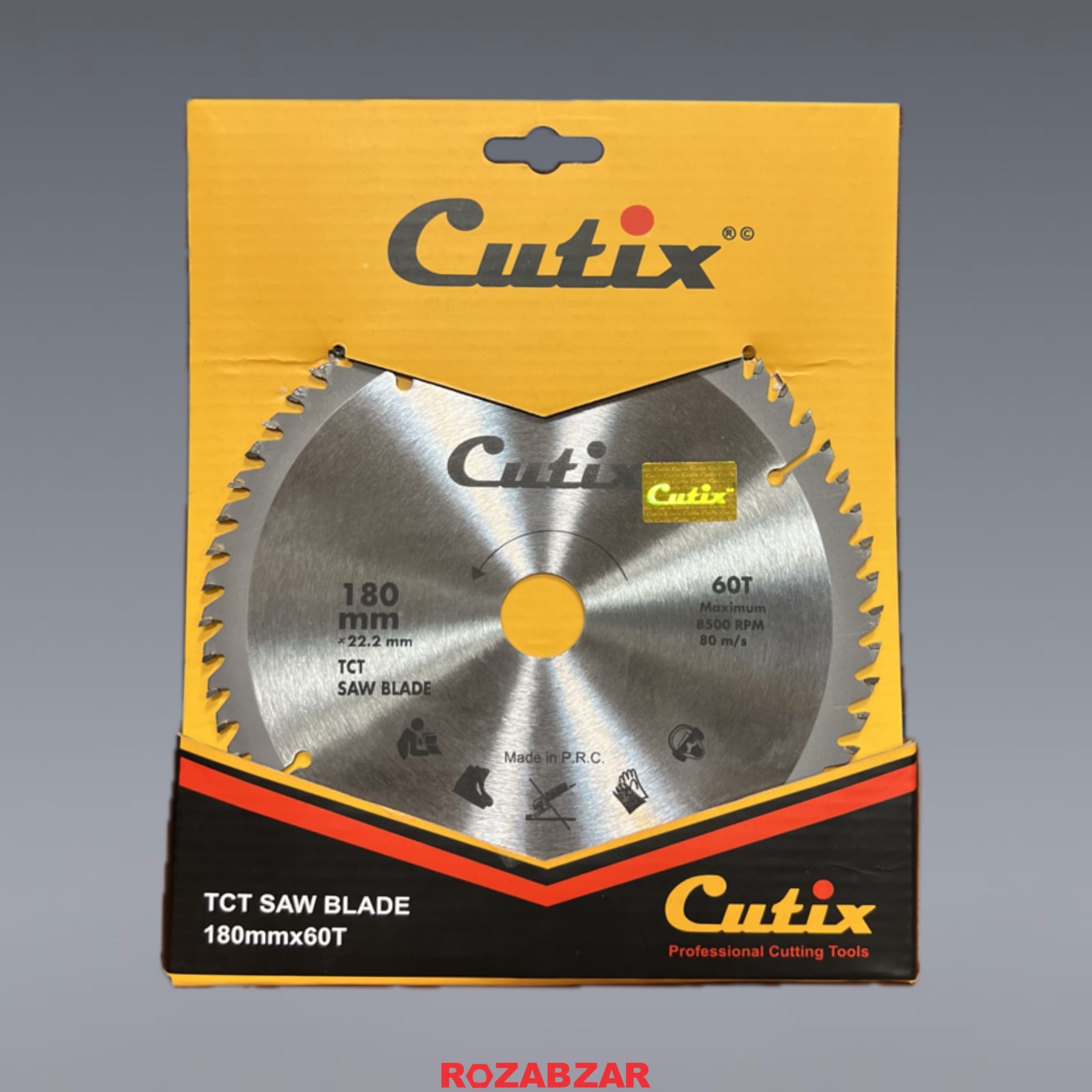 تیغ اره الماسه چوب بر کاتیکس CUTIX سایز 180