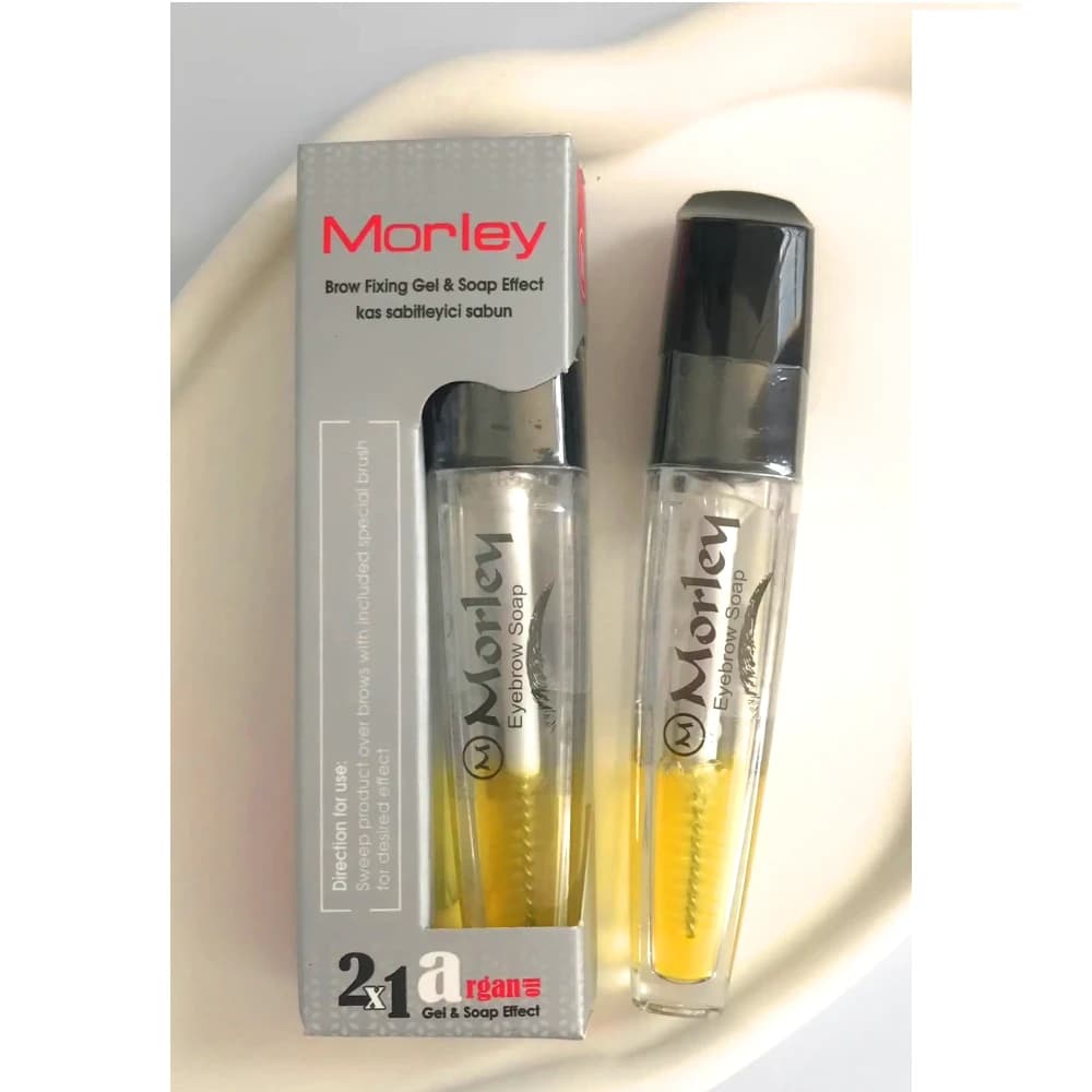 ژل فرم‌دهنده ابرو مورلی مدل Brow Fixing با جلوه صابونی و حاوی روغن آرگان — تصویر ۳