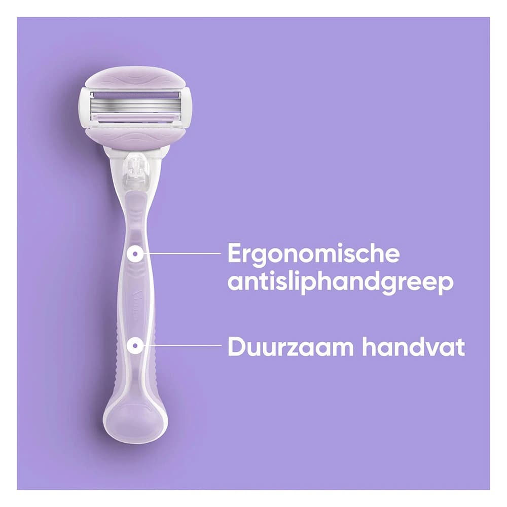 خودتراش زنانه ژیلت ونوس مدل ComfortGlide Breeze شامل ۱ دسته و ۲ سری یدک — تصویر ۷