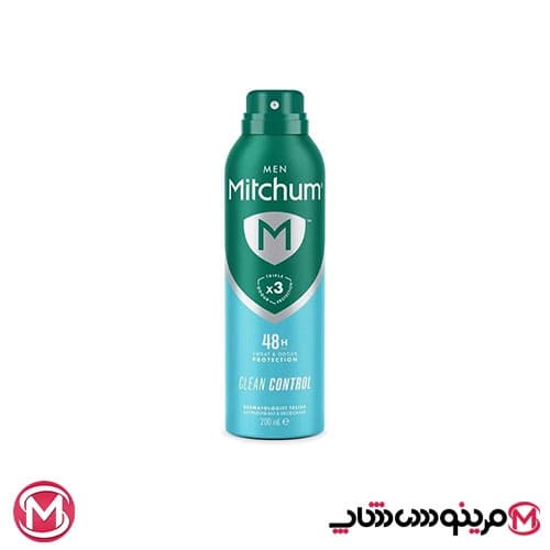 اسپری ضدتعریق مردانه میچام رایحه CLEAN CONTROL حجم 200 میلی‌لیتر — تصویر ۹