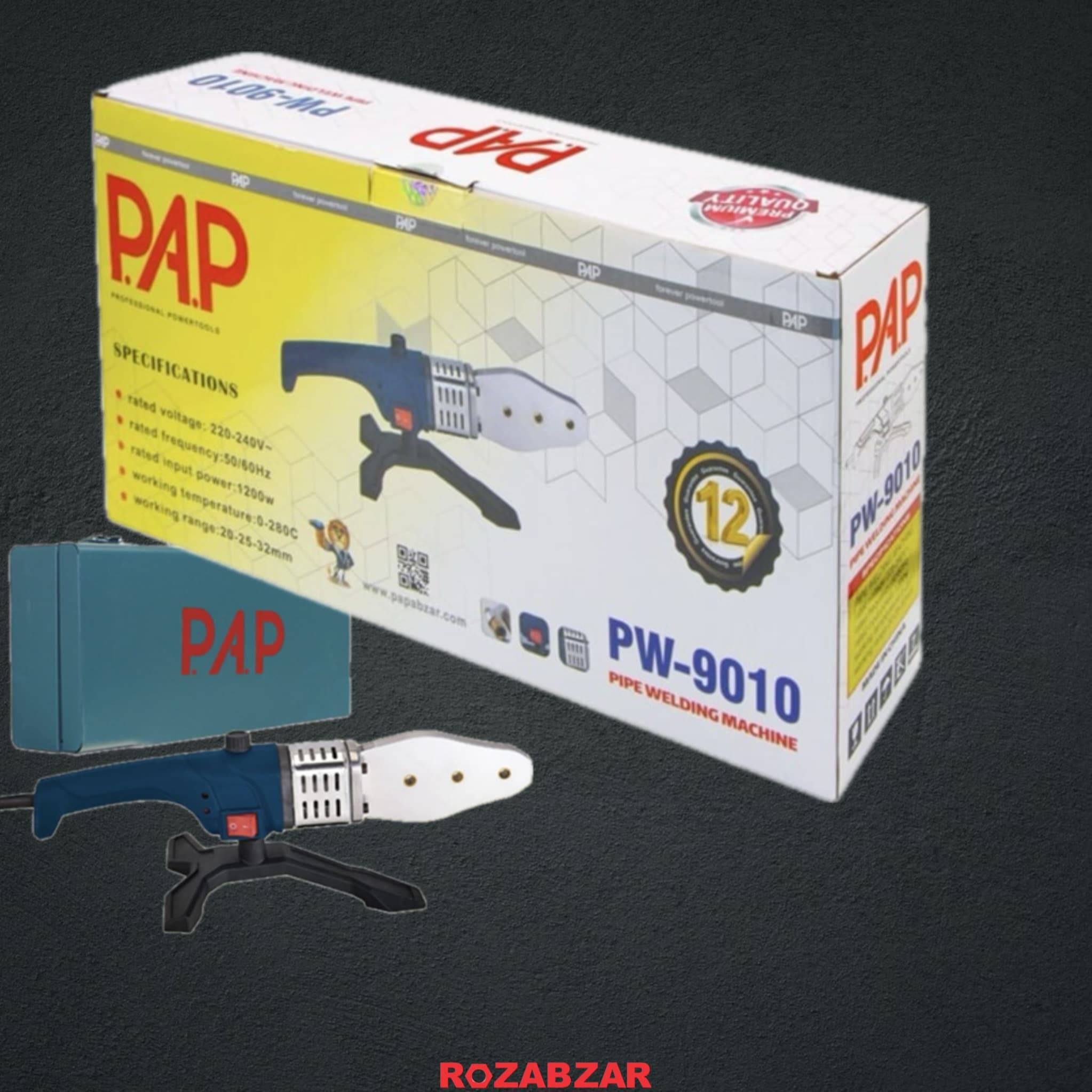 اتو لوله PAP مدل PW-9010