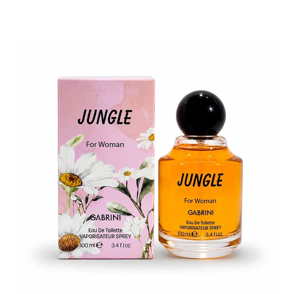 ادکلن زنانه گابرینی مدل JUNGLE حجم 100 میلی‌لیتر