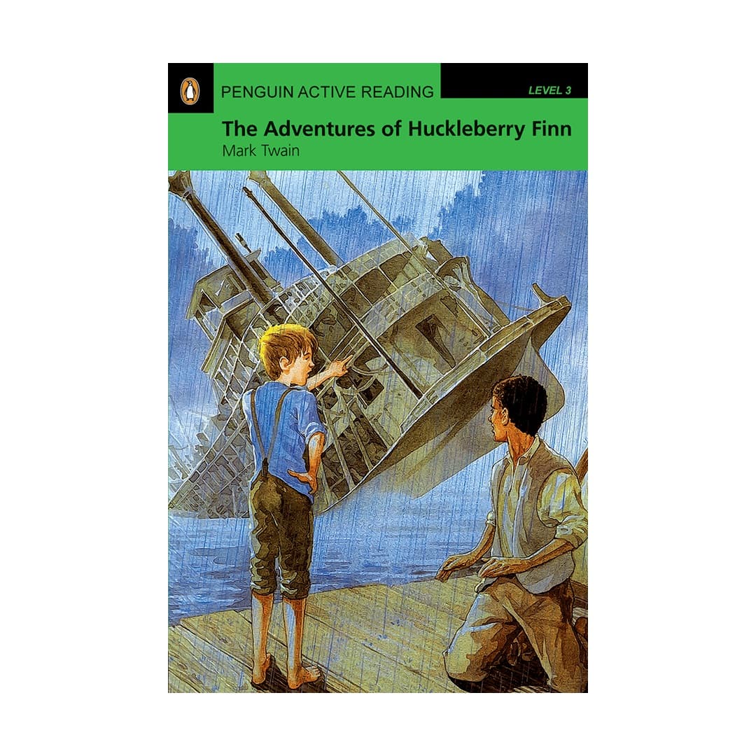 Penguin Active Reading 3 The Adventures of Huckleberry Finn داستان پنگوئن اکتیو ریدینگ سه ماجراجویی های هاکلبری فین