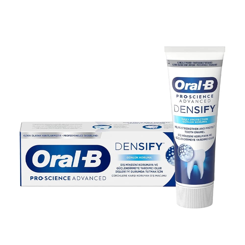 خمیردندان تقویت‌کننده مینای دندان اورال بی مدل PRO SCIENCE ADVANCED DENSIFY حجم 75 میلی‌لیتر