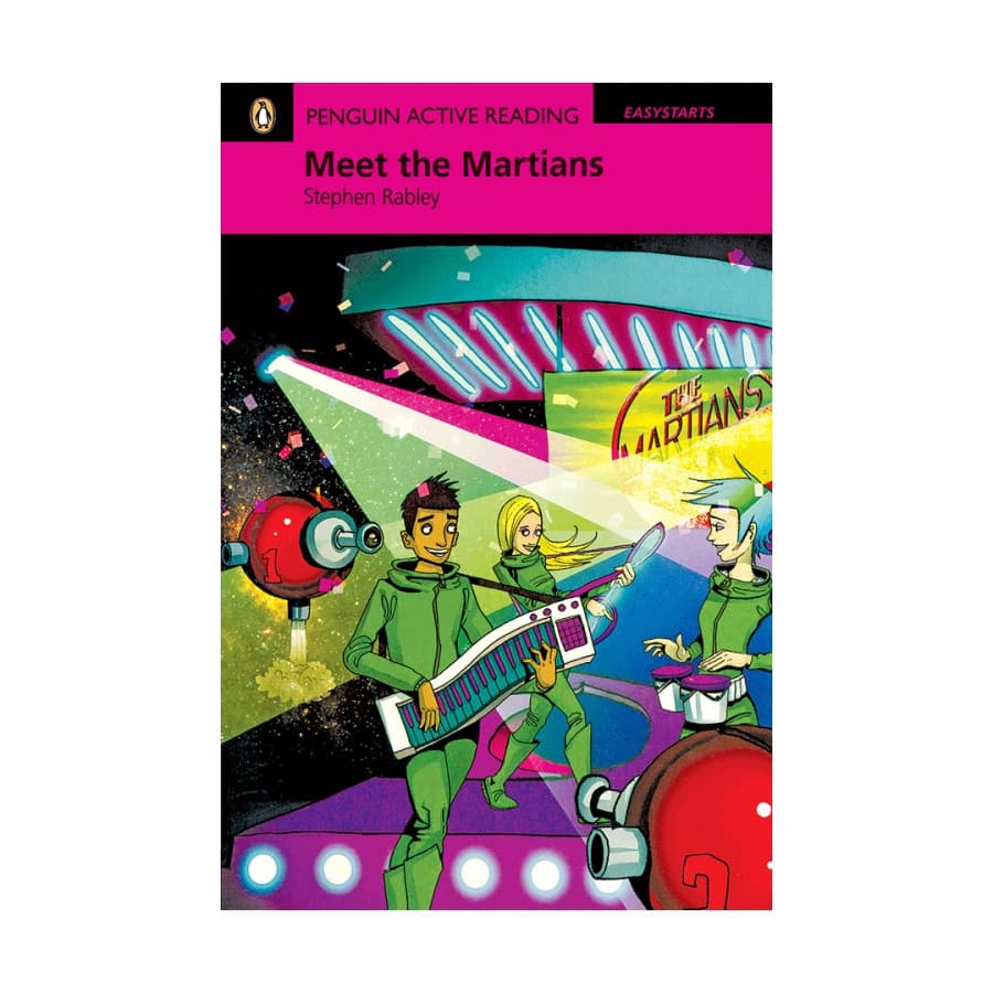Penguin Active Reading Easy starters Meet the Martians داستان پنگوئن اکتیو ریدینگ استارتر ملاقات با مریخی ها