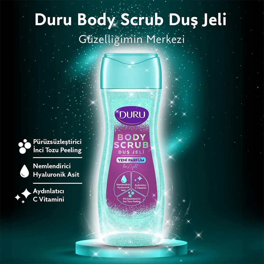 شامپو بدن اسکرابدار دورو مدل Ice Light حجم 450 میلیلیتر — تصویر ۵
