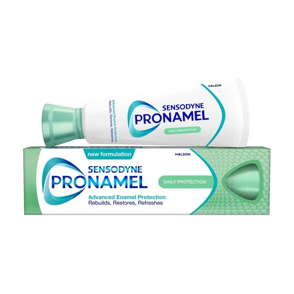 خمیردندان محافظ روزانه سنسوداین مدل PRONAMEL DAILY PROTECTION حجم 75 میلی‌لیتر — تصویر ۳