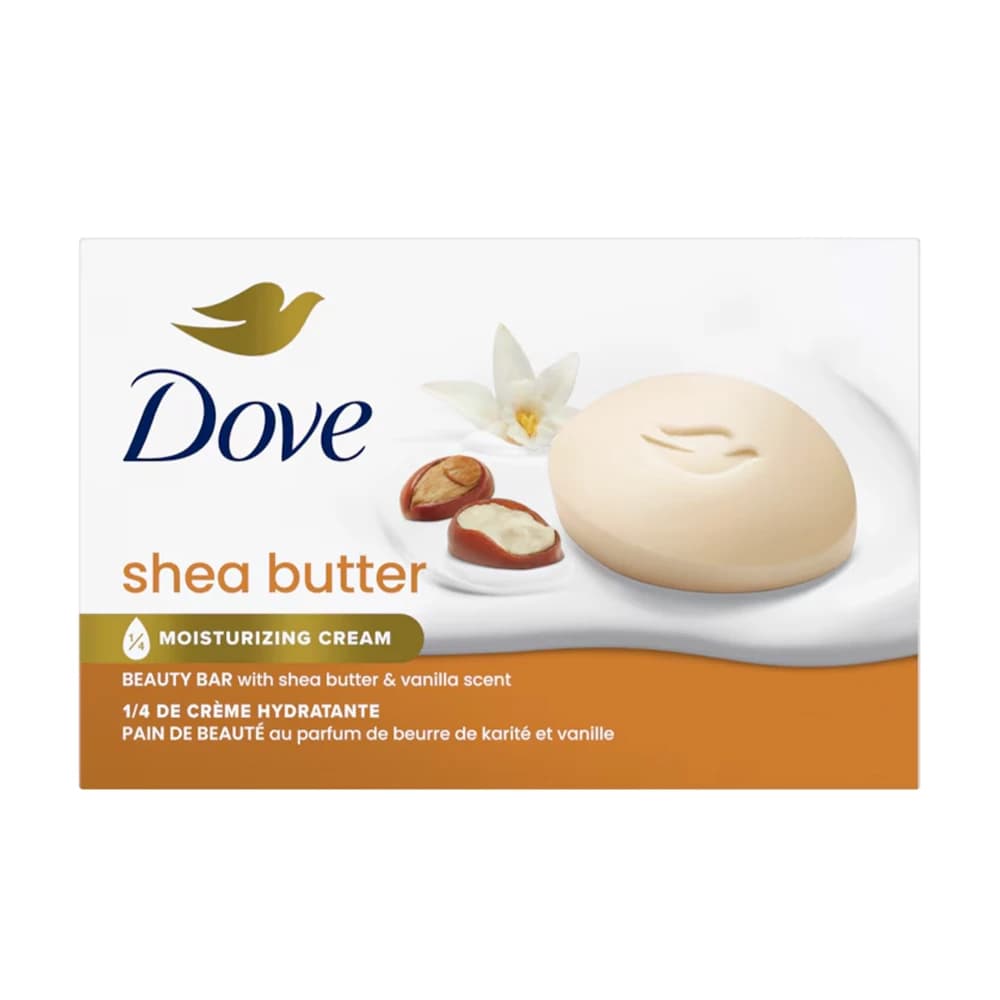 صابون مرطوبکننده داو کانادا مدل shea butter رایحه شی باتر و وانیل وزن 106 گرم — تصویر ۶