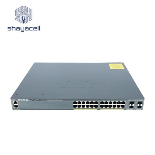 سوئیچ 24 پورت سیسکو مدل WS-C2960X-24PS-L(استوک)