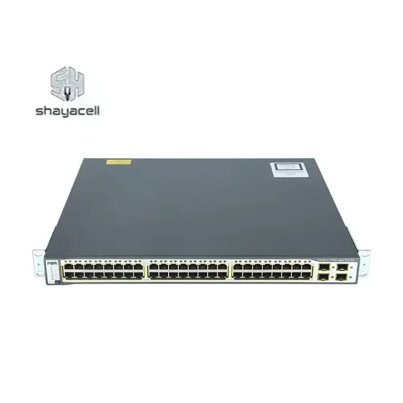 سوئیچ 48 پورت سیسکو مدل WS-C3750G-48PS-S(استوک)