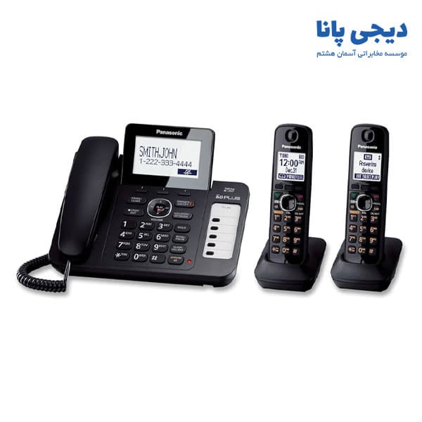 تلفن ثابت بیسیم کارکرده پاناسونیک مدل Panasonic KX-TG6672