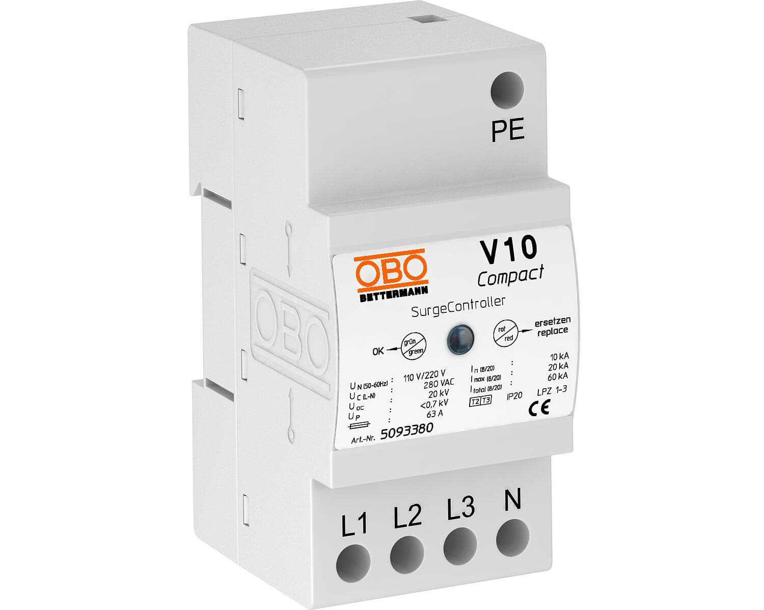 سرج ارسترOBO مدل V10-Compact-AS سریال: 5093380
