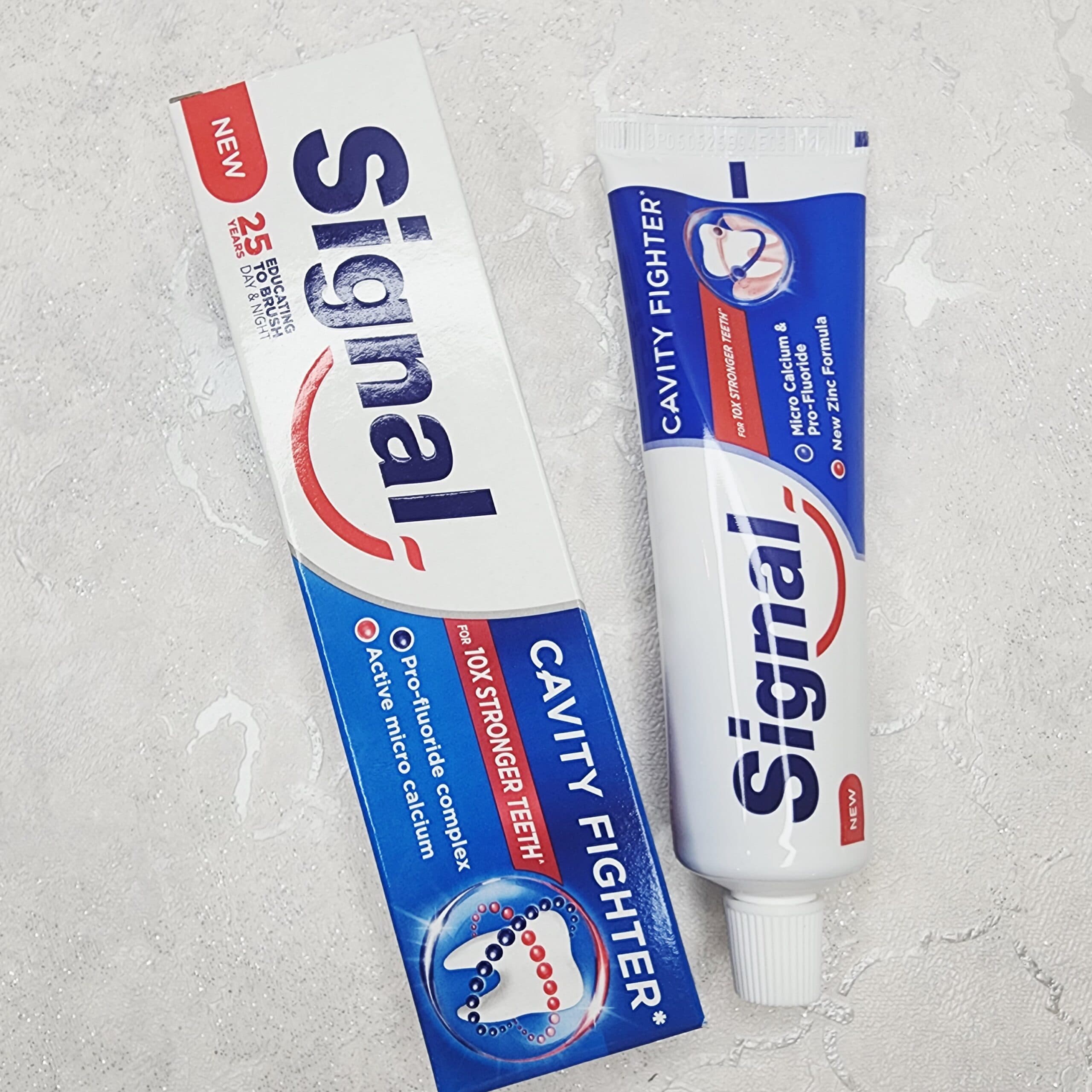 خمیردندان سیگنال SIGNAL اصل مدل Cavity Fighter حجم 100 میلی لیتر