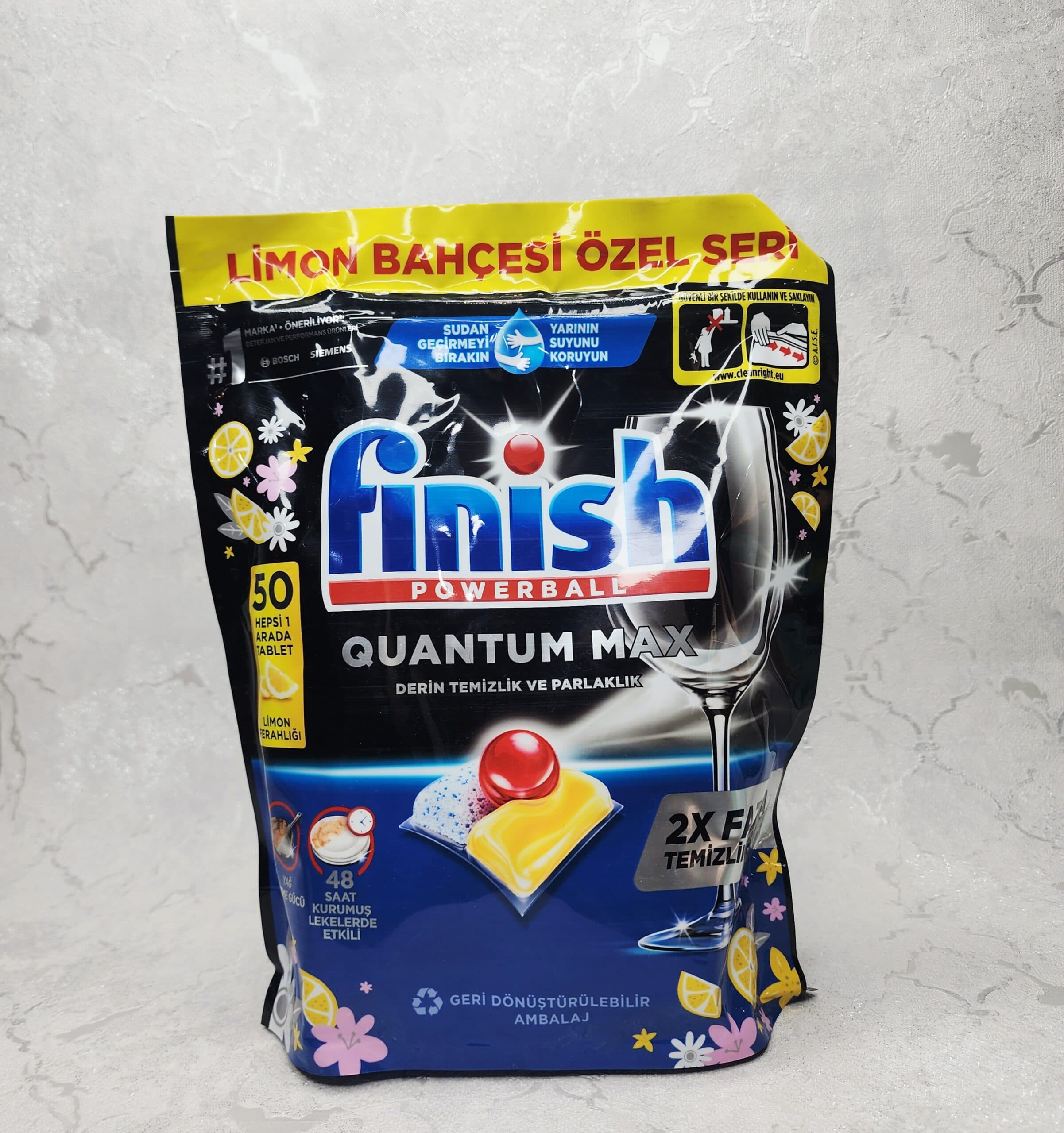 قرص ماشین ظرفشویی فینیش مدل Quantum Max بسته ۵۰ عددی –