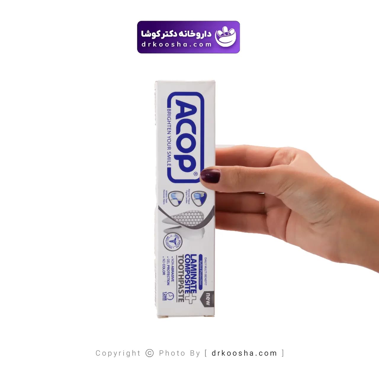 خمیردندان لمینیت و کامپوزیت آکوپ 90 گرم — تصویر ۳