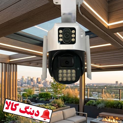 دوربین مداربسته سیم کارتی دو لنز p39 — تصویر ۴