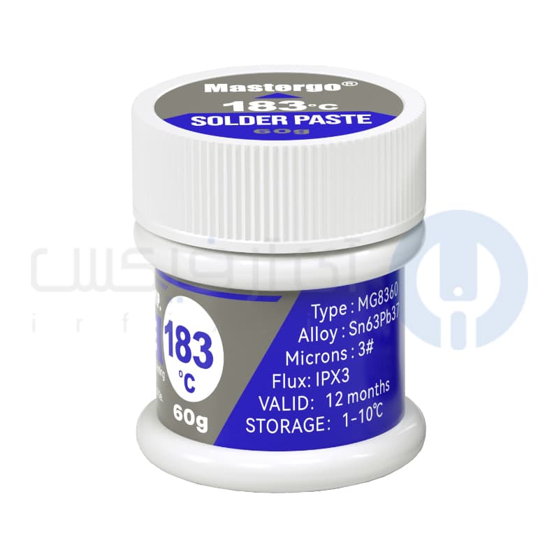 خمیر قلع 60 گرمی 183 درجه مسترگو Mastergo