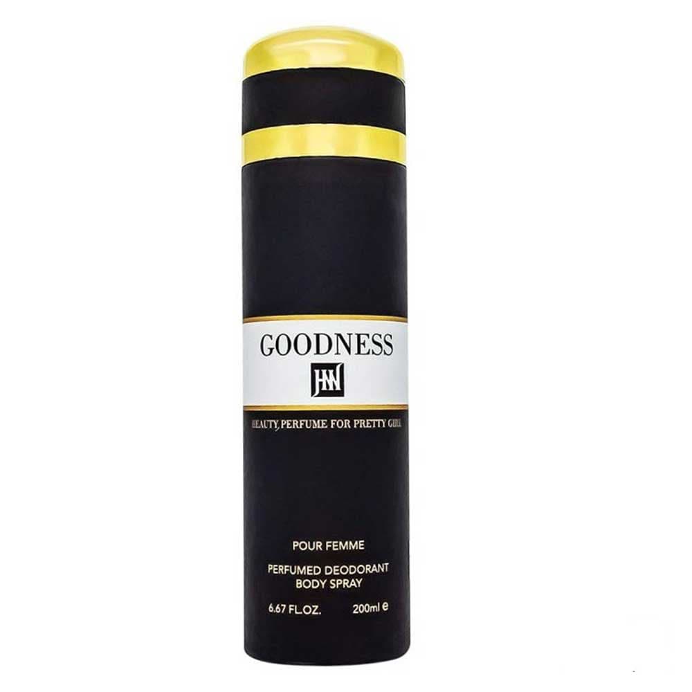 اسپری بدن زنانه جانوین مدل Goodness حجم 200 میلی لیتر