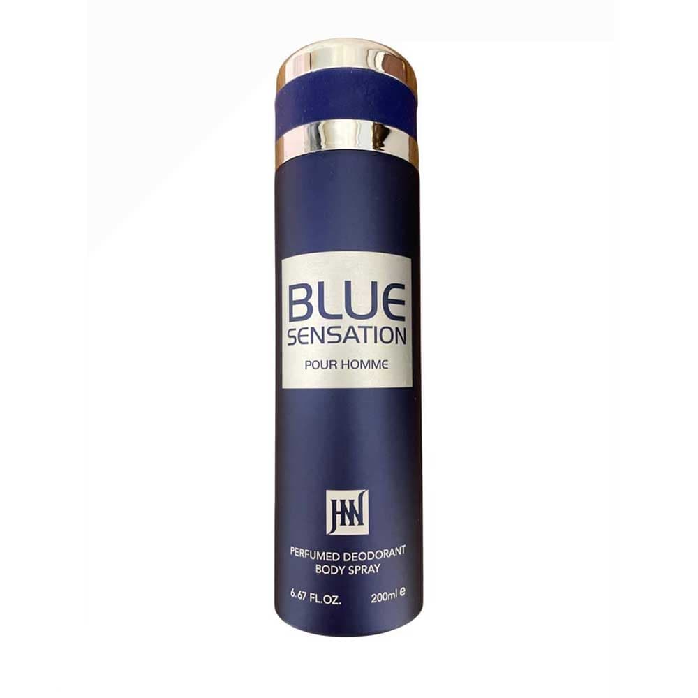 اسپری بدن مردانه جانوین مدل BLUE SENSATION حجم 200 میلی‌لیتر
