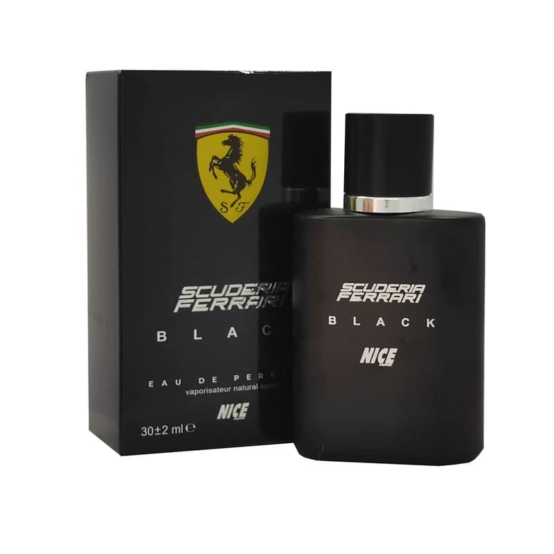 ادوپرفیوم مردانه نایس مدل Ferrari Black Scuderia حجم 30 میلی لیتر — تصویر ۳