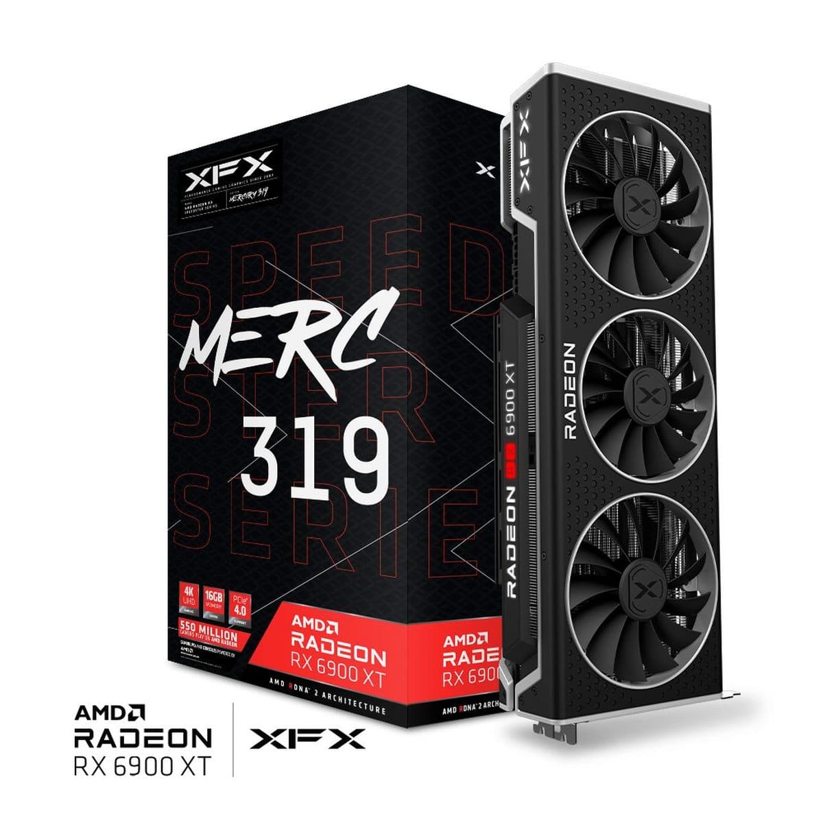 کارت گرافیک XFX Speedster MERC 319 AMD Radeon™ RX 6900 XT Limited Black – کارکرده — تصویر ۹