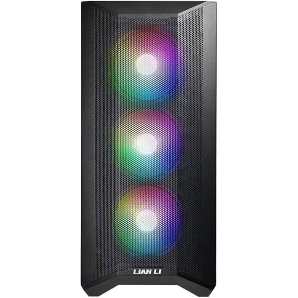 کیس کامپیوتر لیان لی Lancool II Mesh RGB Mid Tower مشکی کارکرده — تصویر ۴
