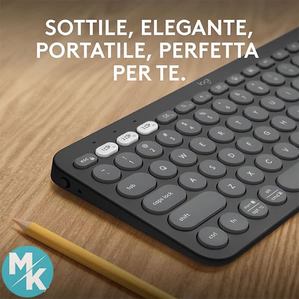 کیبورد بلوتوثی برند Logitech مدل K380S — تصویر ۱۱