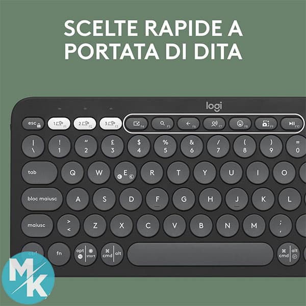 کیبورد بلوتوثی برند Logitech مدل K380S — تصویر ۸