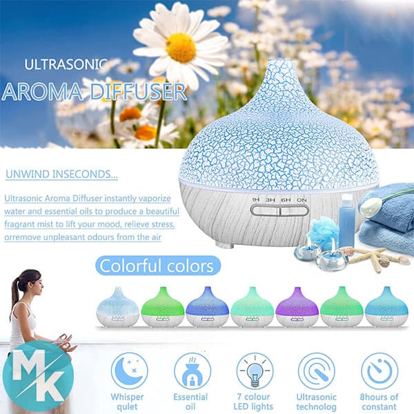 پخش کننده عطر برند MAISITOO مدل 7 LED COLOR — تصویر ۳
