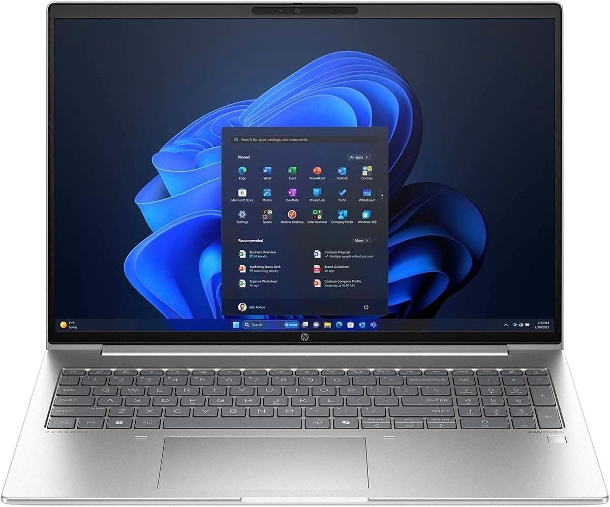 لپتاپ اچ پی مدل probook 460 g11 /پردازنده core ultra 5 125u/رم 16 DDR5/ حافظه 512g ssd/نمایشگر 16اینچ/ FHD/ IPS/درحدنو — تصویر ۴