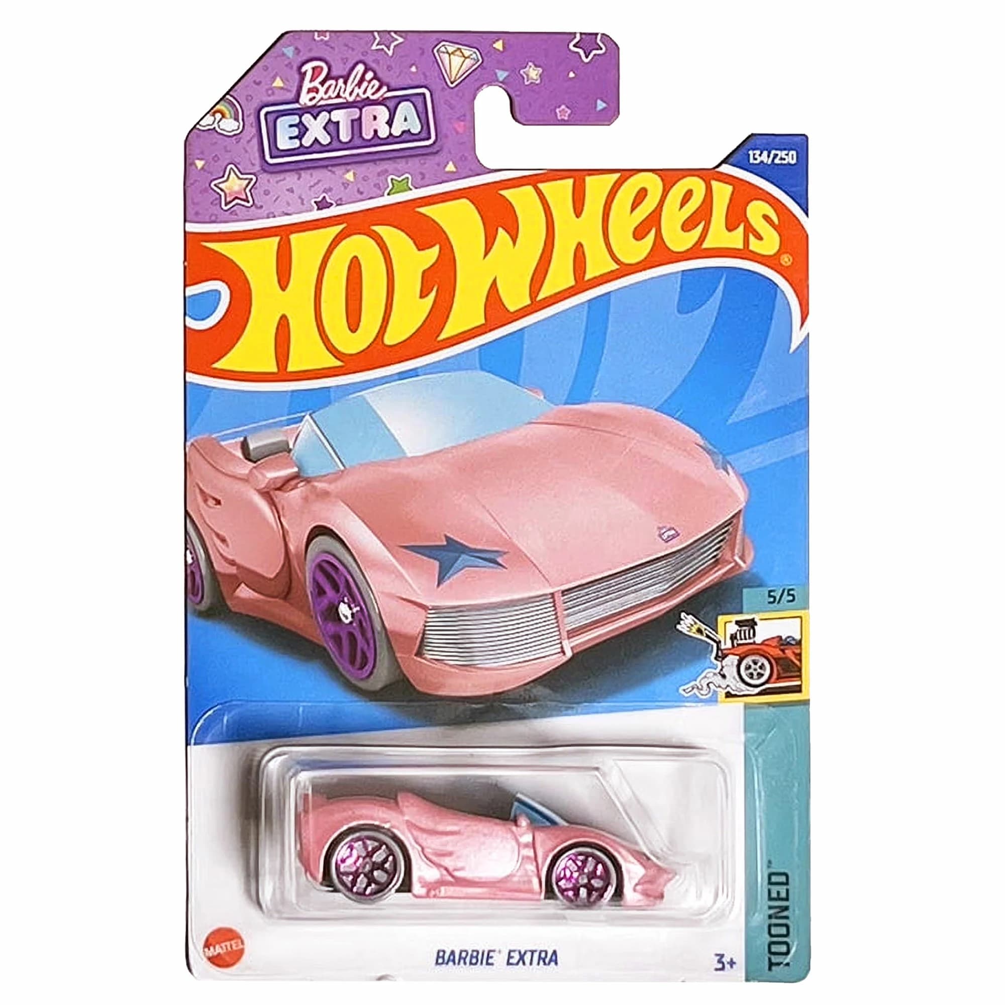 ماشین هات ویلز مدل باربی Hot Wheels Barbie Extra — تصویر ۳