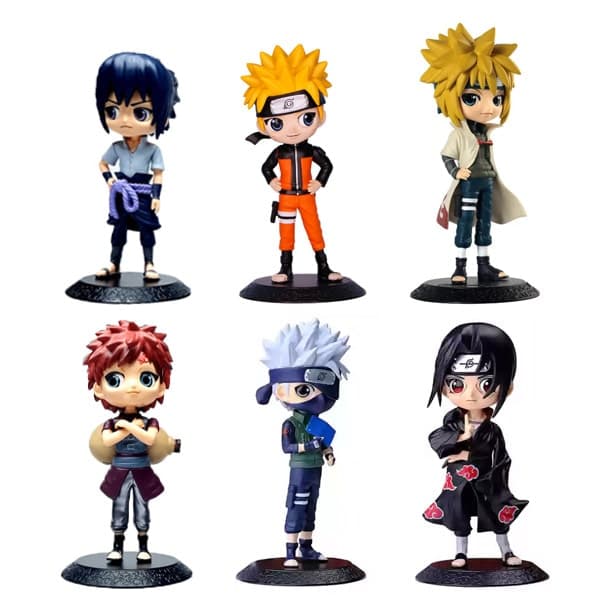 اکشن فیگور کیو پاسکت مدل انیمه ناروتو بسته ۶ عددی Naruto — تصویر ۳