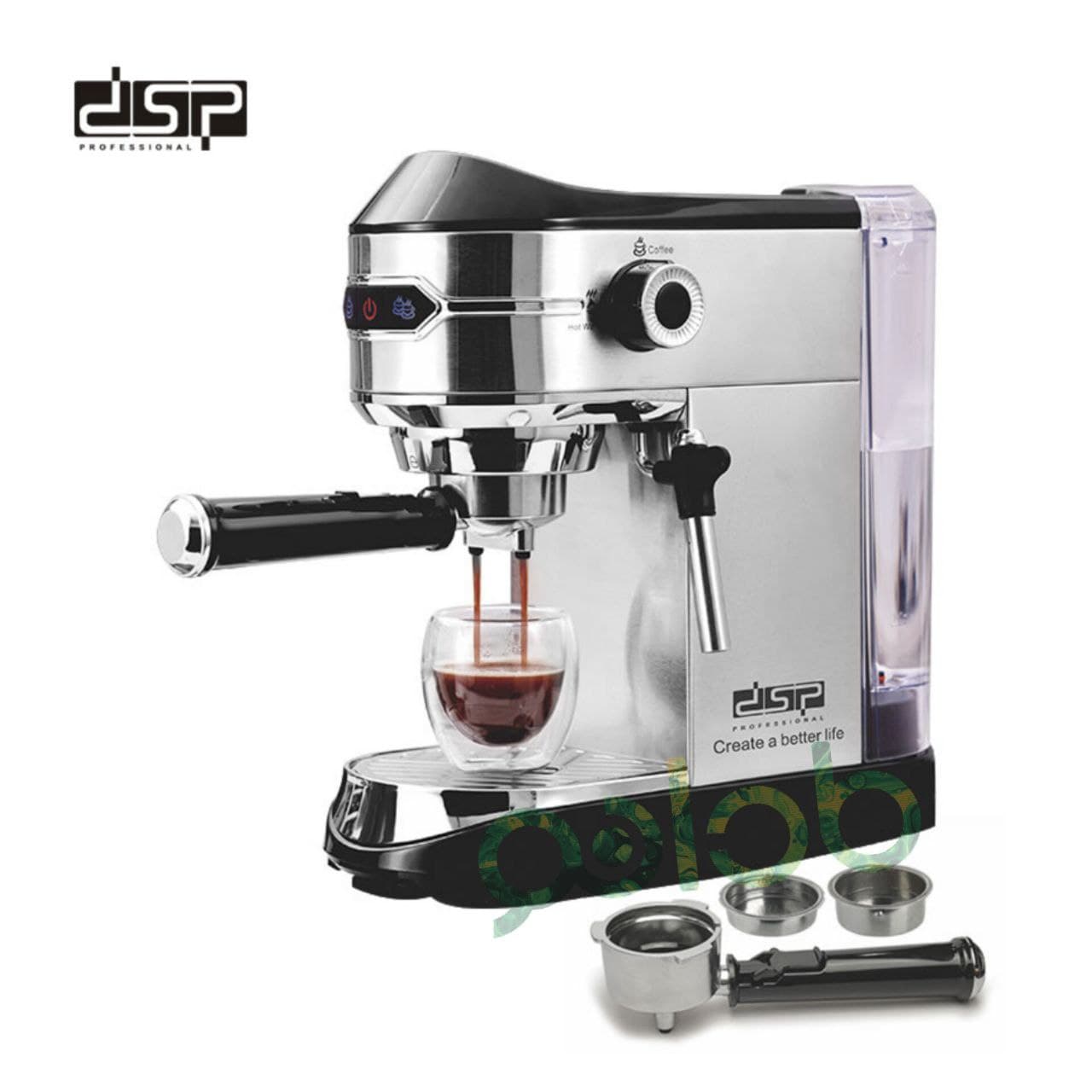 اسپرسوساز DSP مدل KA3065 ظرفیت ۱ لیتر — تصویر ۹