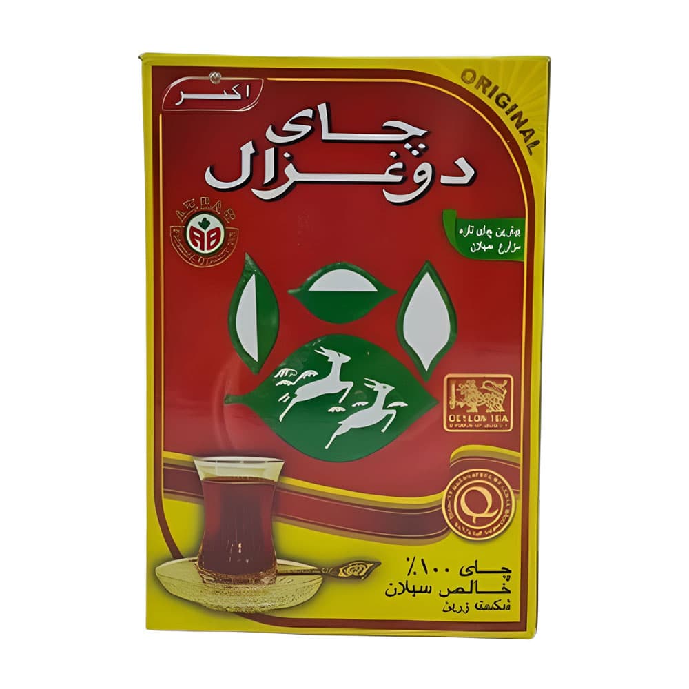 چای دو غزال معمولی وارداتی 500 گرم — تصویر ۳