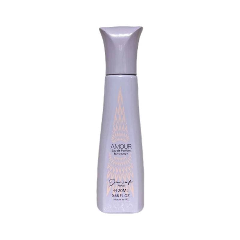 عطر جیبی زنانه ژک ساف مدل آمور (Amour) | رایحه شیرین و ماندگار | حجم 20 میل