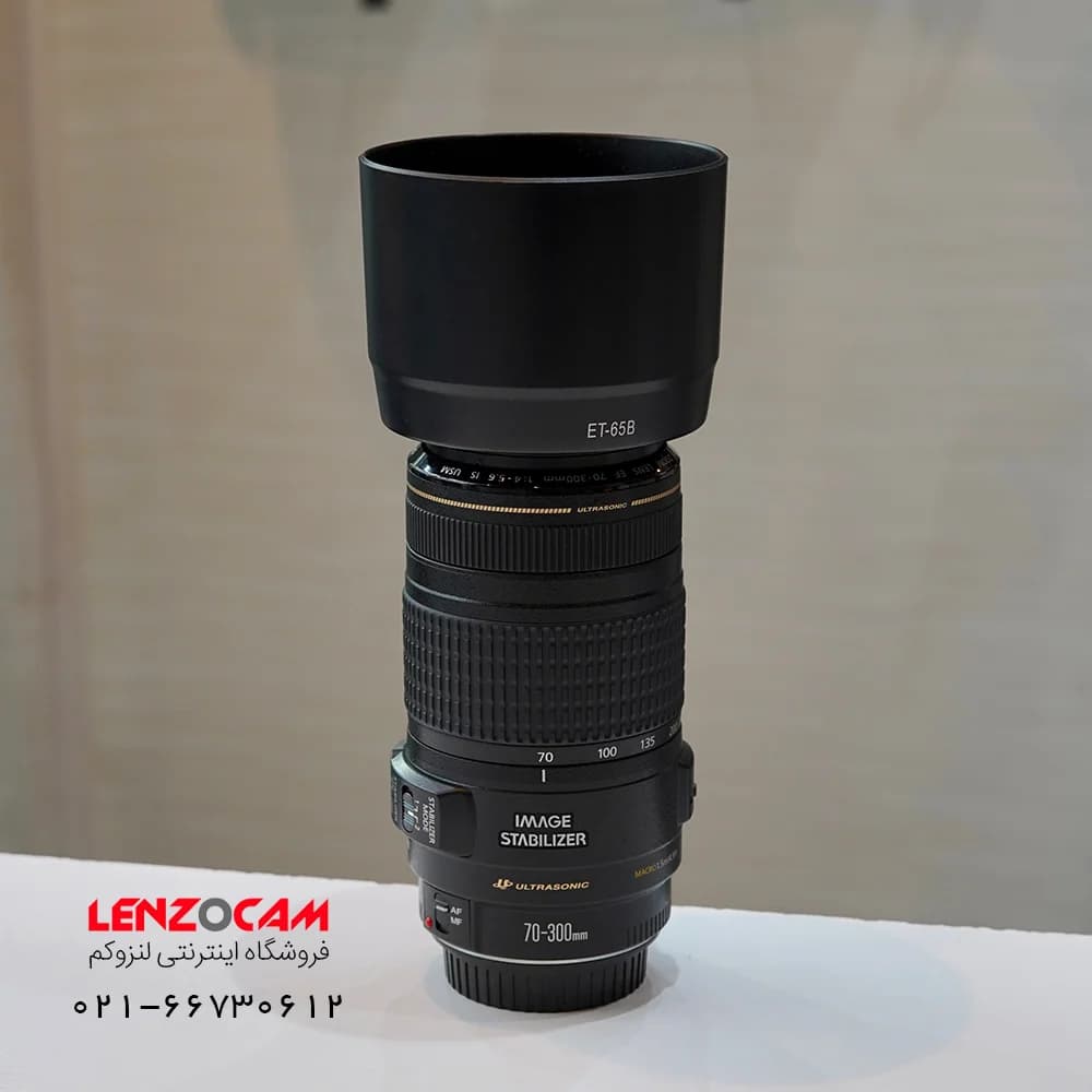 لنز دوربین کانن Canon EF 70-300mm IS USM کارکرده — تصویر ۵