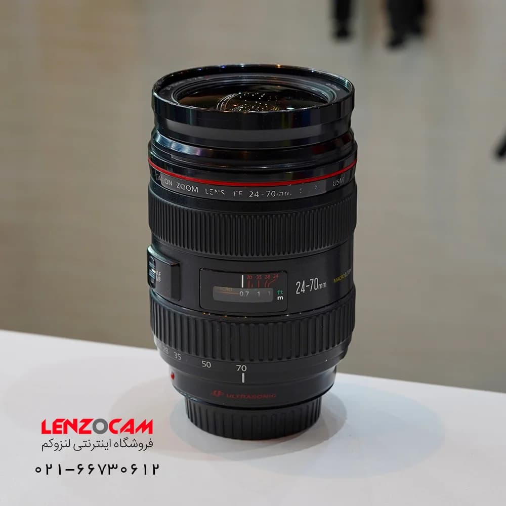 لنز استوک کانن Canon 24-70 f2,8 L — تصویر ۷